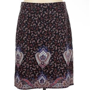 J.Crew Pencil Paisley Skirt Size 8 Like New